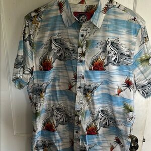 Lurking Class Sinking ship Reaper Hawaiian shirt
